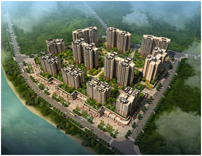 坐拥大学城区和涪江美景的爱普61花漾城,俯瞰一线江景,三大主题公园
