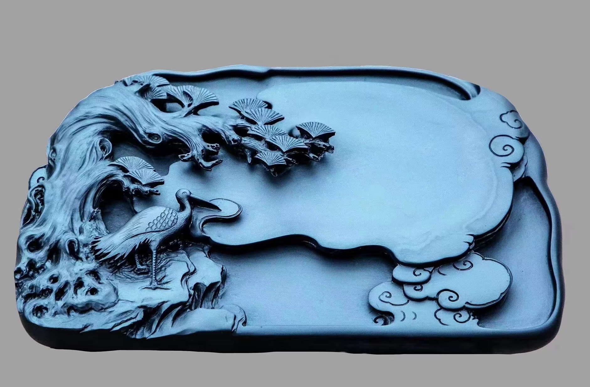 合川非遗风采合川峡砚千雕百刻石上生花